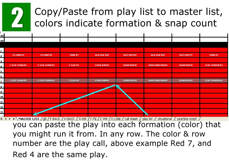 EZ Call Play Calling Play List